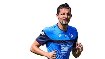 Kevin Kuranyi attends a TSG 1899 Hoffenheim Training session on July 31, 2015 in Hoffenheim, Germany. Simon Hofmann/Bongarts