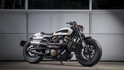 The Custom and the other new petrol bikes have a mooted launch date of 2020. Harley-Davidson