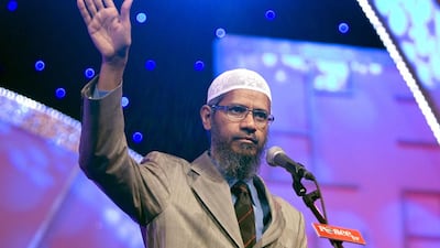 A charity founded by Zakir Naik is being investigated by the UK's charity watchdog. Jeff Topping / The National
