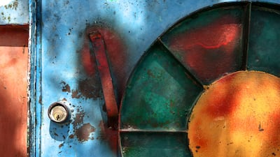 This door is in Al Rafahiyah Street in Al Jahili, Al Ain