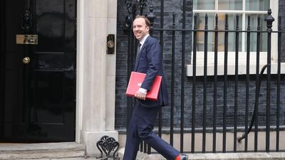 UK Health Secretary Matt Hancock has rejected concerns the decision to allow the National Health Service to work with Amazon could infringe on people’s privacy. AFP