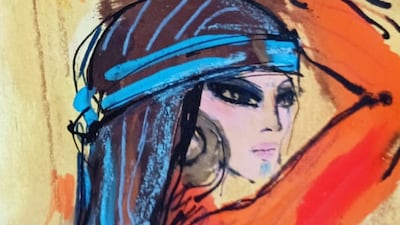 Chant Avedissian is known for his nostalgic stencil paintings of Egypt’s Golden Age.