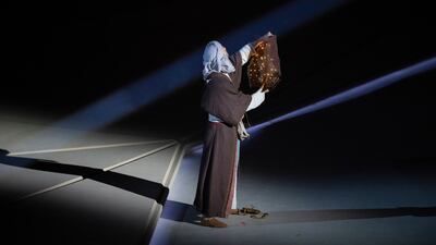 A performer participates in the 54th Eid Al Etihad celebrations at the Zayed National Museum in Abu Dhabi. Museums, awards and appointments show a wave of intellectual and cultural vitality sweeping the region. Abdulla Al Bedwawi / UAE Presidential Court