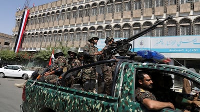 Troopers in a pick-up truck at Tahrir Square before the nine men were put to death. Reuters