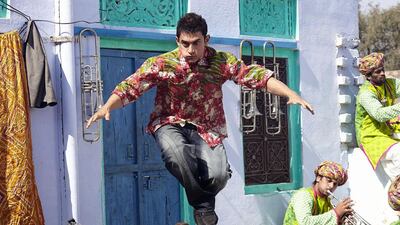 Aamir Khan - one of Bollywood's 'Three Khans' - stars in the film 'PK', which is India's biggest-earning movie of all time. Courtesy Rajkumar Hirani Films