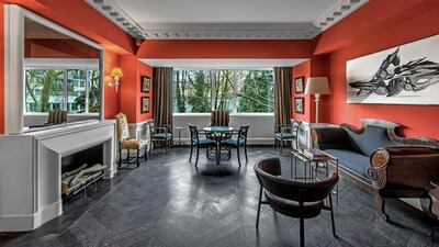 Inside a junior suite at Hotel de Berri. Courtesy The Luxury Collection