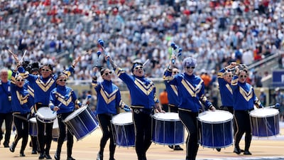 Performers during the World Cup closing ceremony before the match. Reuters