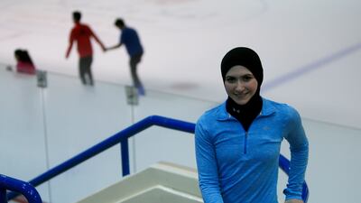 Ms Lari at a training session in 2015. Ravindranath K / The National