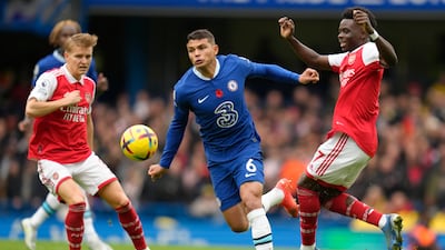 Thiago Silva 7: Brilliant block on Jesus after Gunners attacker slalomed through the Chelsea defence on 20 minutes. Lost same player soon after, though, and would have been relieved when striker missed headed chance. AP