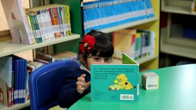 Reading for enjoyment not only boosts educational outcomes for children, but also enhances their emotional understanding. Fatima Al Marzooqi / The National