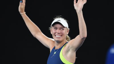Caroline Wozniacki won her first grand slam singles title in 43 attempts. Lukas Coch / EPA