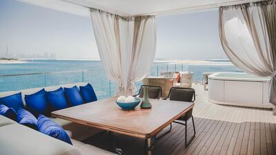 One of the property's spacious terraces. Courtesy The Heart of Europe