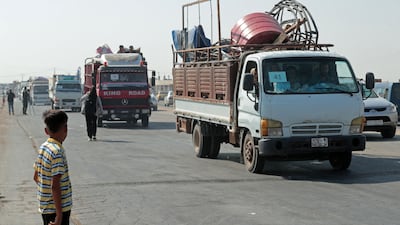 Some Syrian Kurds reportedly came under attack en route home after years of displacement. AFP