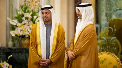 Members of the UAE delegation at Bayan Palace