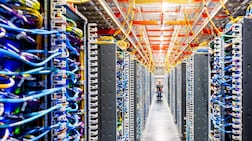 An Amazon Web Services AI data centre. The top five companies in the S&P 500, including AWS's parent company Amazon, make up roughly 30 per cent of the tech-heavy index. Reuters