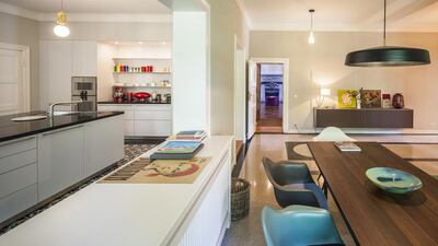 The grand kitchen. Courtesy 16elements Architekturfotografie via Savills International