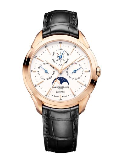 Baume et Mercier's Clifton Baumatic QP. Courtesy Baume et Mercier