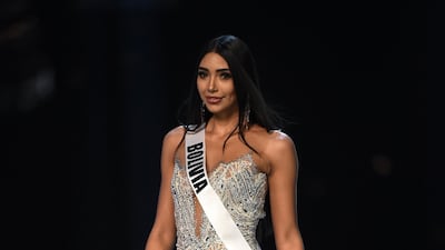 Joyce Prado of Bolivia competed against Filipina Catriona Gray during the 2018 Miss Universe pageant in Bangkok, Thailand. AFP
