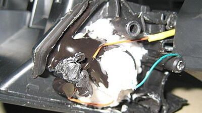 The explosive device was concealed in the printer's ink cartridge as part of a package found on a FedEx plane.