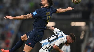 Olivier Giroud 5 - Frustrated and replaced at the same time as Ousmane Dembele, before half-time, as Deschamps changed his deck to make something happen. AFP