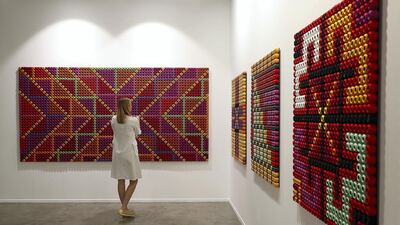 Art Dubai also functions as a springboard for other activities in addition to the buying and selling. Pawan Singh / The National