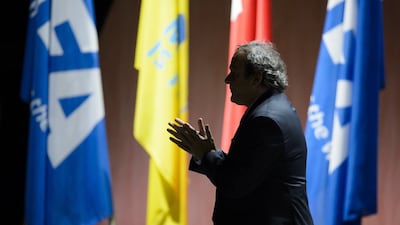 Michel Platini has been president of Uefa since 2007. Fabrice Coffrini / AFP