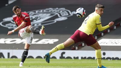 Centre midfield: Bruno Fernandes (Manchester United) – Partly for a lovely dummy for Greenwood’s first goal against Burnley, though he also played a part in United’s late third. AP Photo
