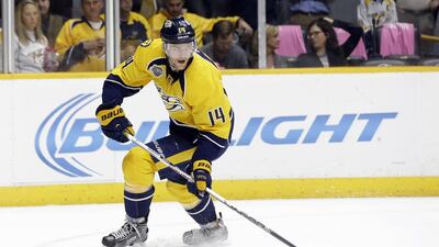 Mattias Ekholm and the Nashville Predators are finding that winning battles along the boards translates into victories. Mark Humphrey / AP Photo