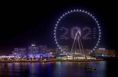 Ain Dubai finally opens to the public this weekend. AFP