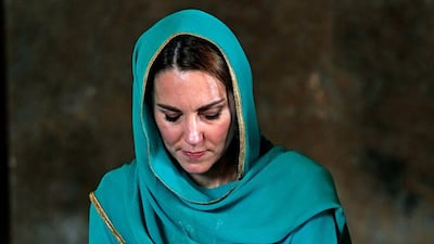 Catherine, Duchess of Cambridge visits the Badshahi Mosque in Lahore, Pakistan October 17, 2019. Reuters