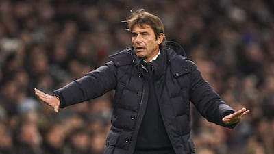 Tottenham manager Antonio Conte is struggling with a Covid-19 outbreak in the squad. PA