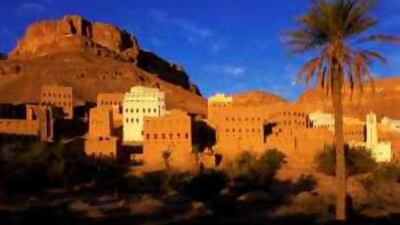 Daybreak Reveals Its Hidden Treasure was taken in south Yemen at Wadi Hadramawt al Hajarayn. Sanders trekked through the mountains beginning at 2.30am in order to capture the dawn light.