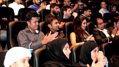 The audience shows their support for the participants. Courtesy BrandMoxie