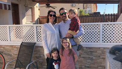 The Wilkinsons, who lived in Dubai between 2015 and 2018, are raffling their £185,000 home in the UK, partly to raise funds for cancer charity Neuroblastoma UK. Courtesy: Samantha Wilkinson