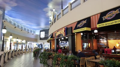 The mall has cleverly allowed its many food and beverage (F&B) outlets to spill into the concourses, giving a European street feel to many of its thoroughfares and bringing life and chatter to the space. Delores Johnson / The National