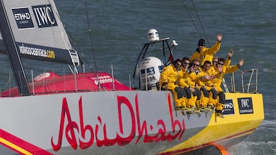 The Abu Dhabi Ocean Racing team members aboard the Azzam get seven days’ rest every three weeks. Courtesy Ian Roman / Abu Dhabi Ocean Racing