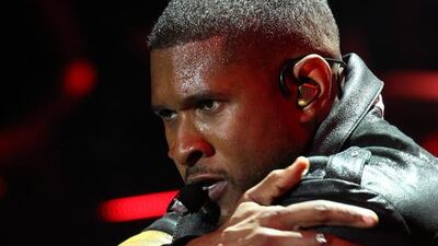 Usher performs at the Mawazine Festival. AP Photo / Abdeljalil Bounhar