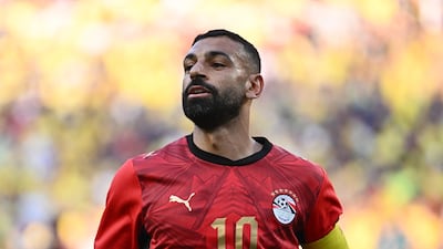 Egypt's Mohamed Salah in friendly action against Brazil last week. Reuters