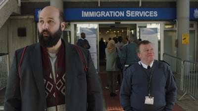 Kerkour, above as Syrian asylum seeker Sami Ibrahim in 'Home', draws comfort from the influence his profession can have in changing perceptions on critical issues such as refugees and immigration. Courtesy Youssef Kerkour