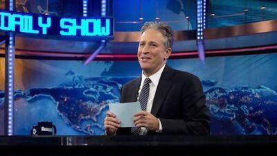 Jon Stewart is back on The Daily Show after taking a break to direct his first film, the Iranian political drama Rosewater. Carolyn Kaster / AP Photo
