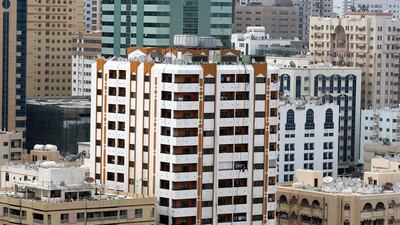 Abu Shagara, Sharjah: Q1-Q2 2015 down 2%. Q2 2014-Q2 2015 up 16%. Studio: Dh22,000-Dh28,000. 1BR: Dh28,000-Dh35,000. 2BR: Dh36,000-Dh48,000. 3BR: Dh45,000-Dh60,000. Pawan Singh / The National