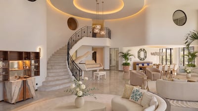 The garden reception room of Villa Zelda. Photo: Caudwell