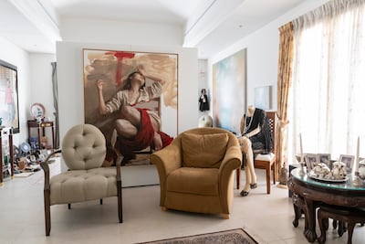 Ms Jeker has art throughout her home. Antonie Robertson / The National