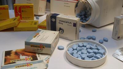 About 96 per cent of online medicine sellers are believed to be unauthorised, posing a great danger to public health. Randi Sokoloff / The National