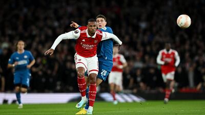 Gabriel Magalhaes - 7, Did well to deal with some of PSV’s crosses and played a great attempted pass to Jesus. Was unlucky not to score after reaching a couple of corner deliveries. Getty