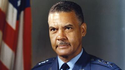 Benjamin O Davis Jr was a US Air Force general and commander of the Tuskegee Airmen