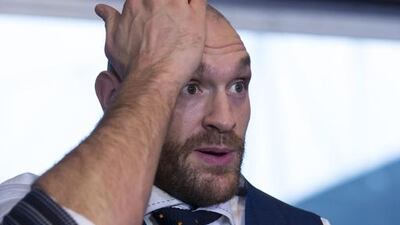 Heavyweight world boxing champion Tyson Fury. Jon Super / AP Photo