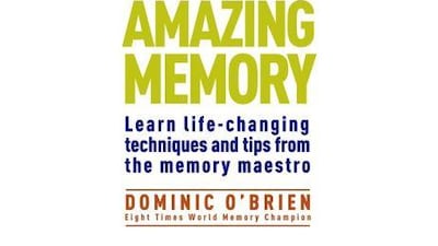 You Can Have an Amazing Memory, Dominic O’Brien, Watkins Publishing, Dh62.