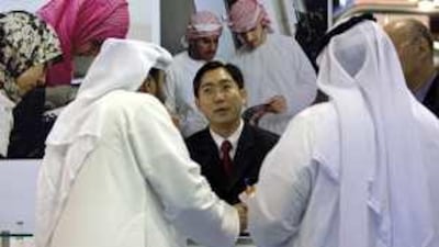 Dr Jason Ng, chief scientist at Khalifa University, delivers a pitch at Careers UAE.