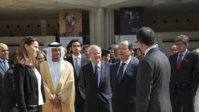 “What links these museums is a universal idea of culture and Abu Dhabi has displayed that will to be universal,” said president Francois Hollande. Wam